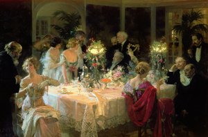 La fine della cena, 1913